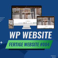 WordPress-fertige Website -