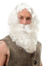 Karneval Fasching Weihnachten Weihnachtsmann Perücke & Bart Santa Claus 6095A+B
