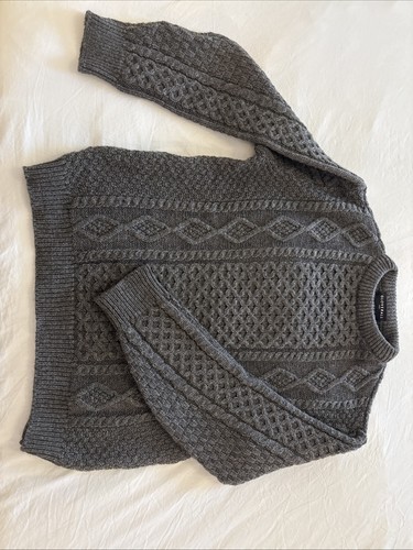 Gloverall wool aran crewneck - gloverall,