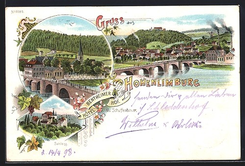 Lithographie hohenlimburg - lithographie,