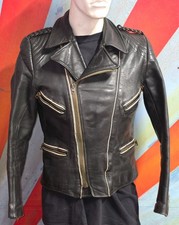 alte 30er Lederjacke Militär