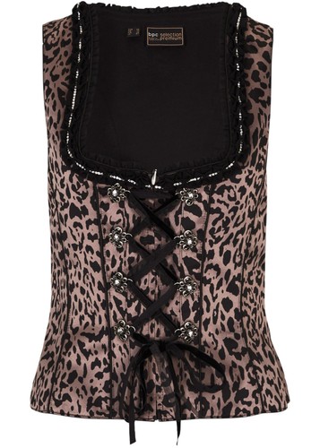 Trachten corsage mit leo print - trachten-corsage, leo-print