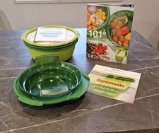 Mikrowelle 101, Micro Gourmet, Dampfgarer + Kochbuch - Tupper