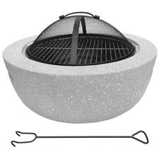 Feuerschale Feuerstelle Garten Feuerkorb Feuer Terrasse Grill 60cm Granit-Stein