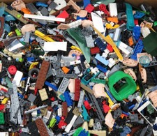 + NEU 1 Kg LEGO bunt gemischt Steine Räder Platten Fenster NEU +