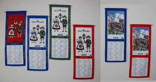 Stoffkalender klein 2026