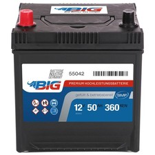 Autobatterie 50Ah BIG Premium