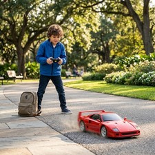 Ferrari F40 RC Auto 1:24 rot