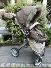 STOKKE Xplory 6 **Neuwertiges Komplettset** mit viel Zubehör in beige