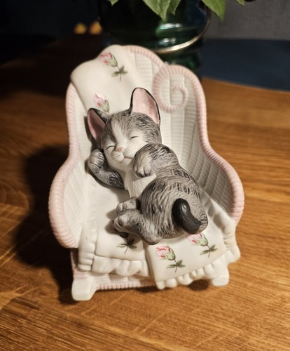 Spieluhr katze sessel von - "katze, im