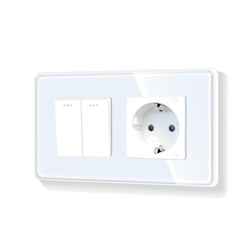 Lichtschalter fach schuko - 2,