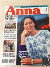 Burda Spass An Handarbeiten Anna Stricken Für Den Herbst