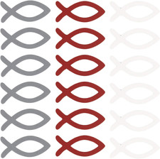 ® 18 Holz Fische Tischdeko