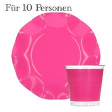 20-teiliges Set Einweggeschirr