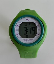 Puma Sport Uhr Digital Armbanduhr Grün  Unisex