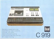 Dual Bedienungsanleitung für