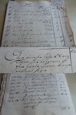 Handschrift um 1745, Adel von