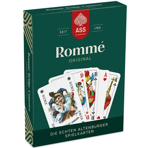 Kartenspiel rommé - kartenspiel,