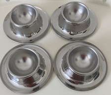 Quist Eierbecher, Edelstahl Eierbecher,Eierbecher, 70-er Jahre Eierbecher rund