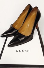 Vintage Gucci Leder High Heels Pumps Gr. 37