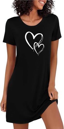 Nachthemd damen kurzarm - nachthemd,