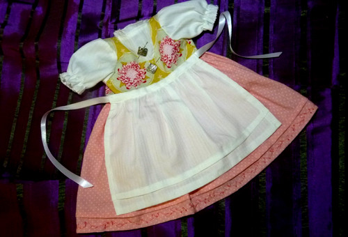 Puppen trachtenkleid dirndl - dirndl, 47