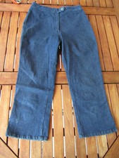 Damen Jeans Capri Gr. 36 d-blau