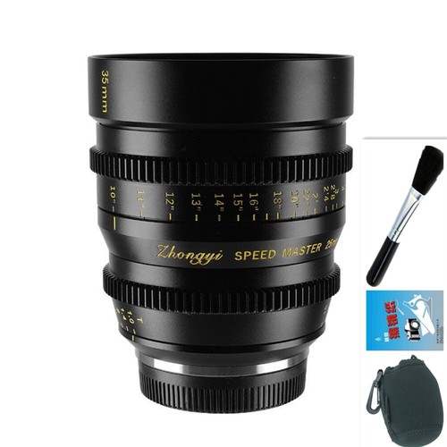 Zhongyi cine lens 35mm 0 - zhongyi, t1.0