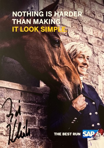Autogramm reiten ingrid klimke - autogramm,