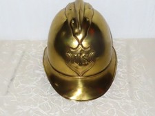 Helm Feuerwehrhelm Messinghelm