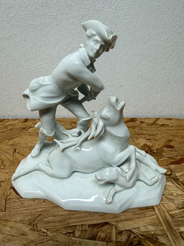 Porzellanfigur jäger mit - jäger,