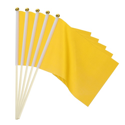 16stk gelb flaggen spiel - flaggen,