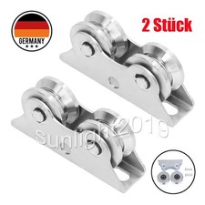 2X Hochlast Torrolle Laufrolle