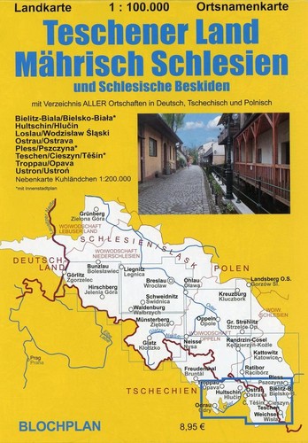 Landkarte teschener - landkarte,