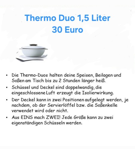 Tupperware thermo duo - thermo,