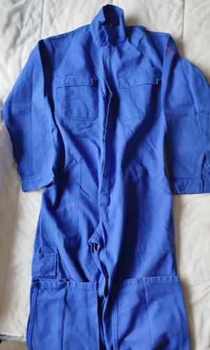 Blauer arbeitsanzug baumwolle - blauer,