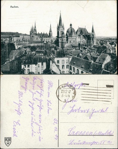 Ansichtskarte aachen - ansichtskarte,