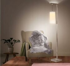 LIVARNO Home LED Stehleuchte mit Textilschirm und Oberlicht / 180 cm Standlampe