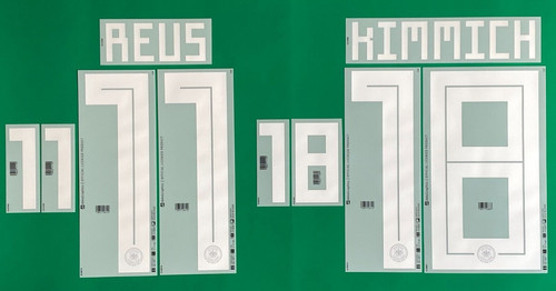 Set flock nummer number - nummer, trikot