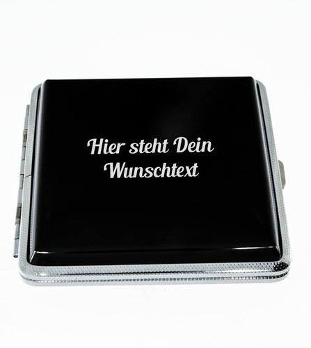 Zigarettenetui 20er schwarz