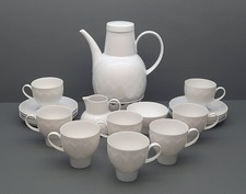 Rosenthal Kaffee / Mokka Service * Lotus - in Weiß * 8 Pers.