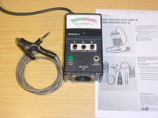 GOSSEN METRAWATT  TESTER 0701T  geprüft OK mit ANLEITUNG und DATENBLATT