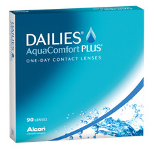 Dailies AquaComfort Plus 90er Box - Tageslinsen - weiche Kontaktlinsen 