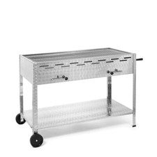 Edelstahl Holzkohlegrill