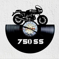 Vinyl Schallplatten Wanduhr