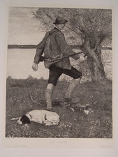 Wilhelm Leibl hunter hunting