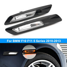 Paar Seitenblinker Blinker Blinkleuchte Schwarz Für BMW F10 F11 5er 10-13