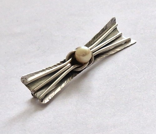Elegante brosche perle 835er - elegante,