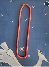 Halskette Koralle rot, 60 cm