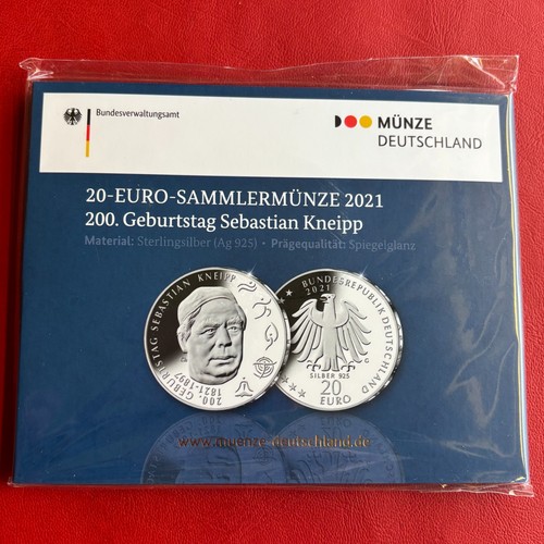 Euro sammlermünze brd 2021 - 20,